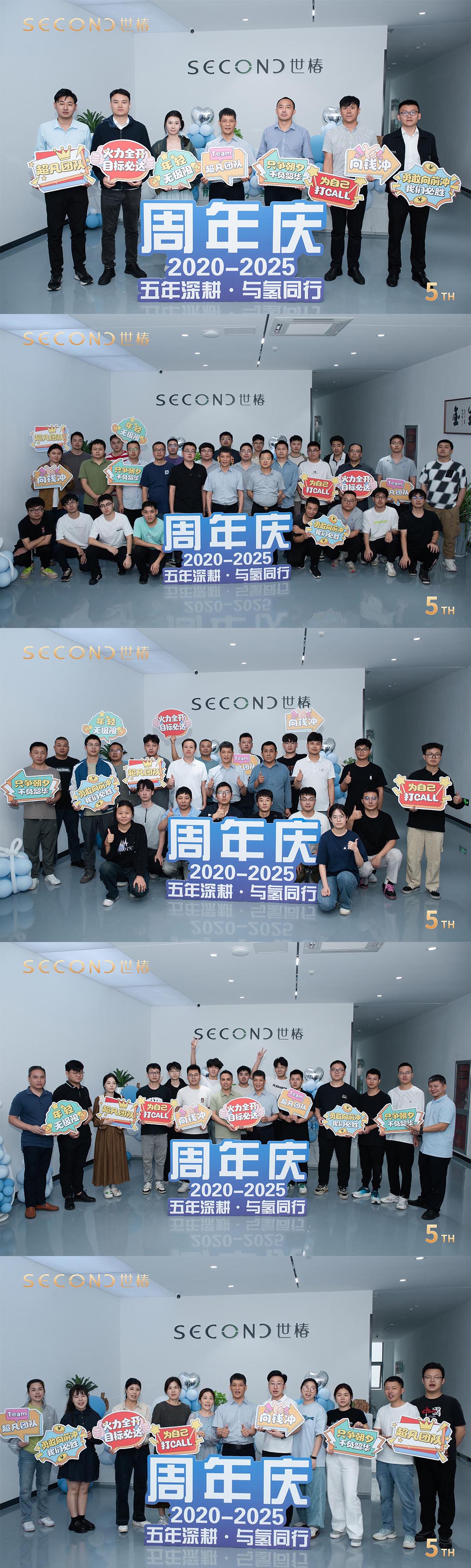 五年深耕，與氫同行 — 熱烈祝賀世椿新能源成立 5 周年